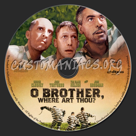 O Brother, Where Art Thou? blu-ray label