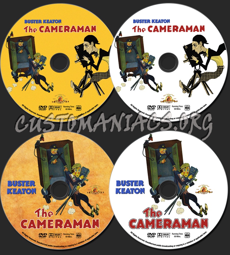 The Cameraman dvd label