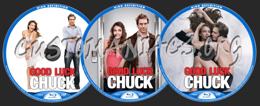 Good Luck Chuck blu-ray label