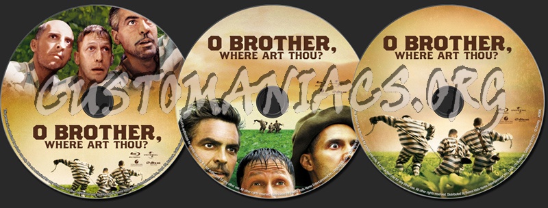 O Brother, Where Art Thou? blu-ray label