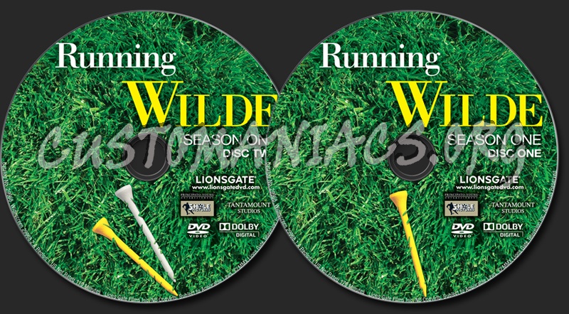 Running Wilde Season 1 dvd label