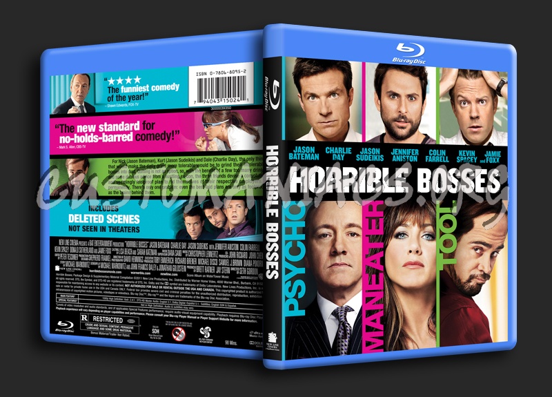 Horrible Bosses blu-ray cover