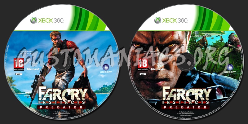 Far Cry Instincts Predator dvd label