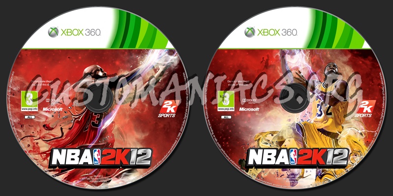 Nba 2k12 dvd label