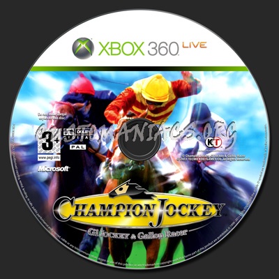 Champion Jockey dvd label