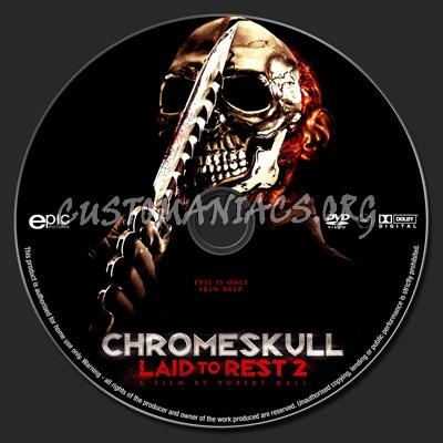 Chromeskull Laid to Rest 2 dvd label