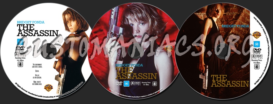 The Assassin dvd label