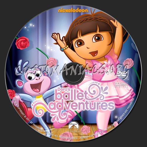 Dora's Ballet Adventures dvd label