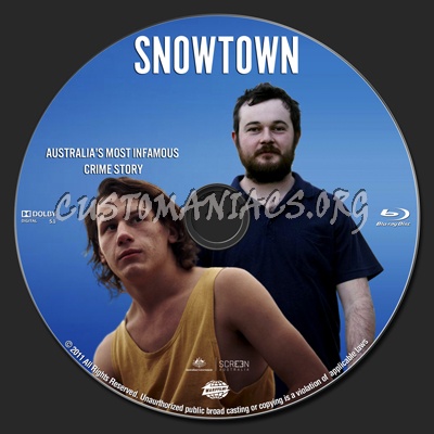 Snowtown blu-ray label