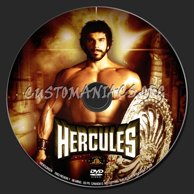 Hercules dvd label