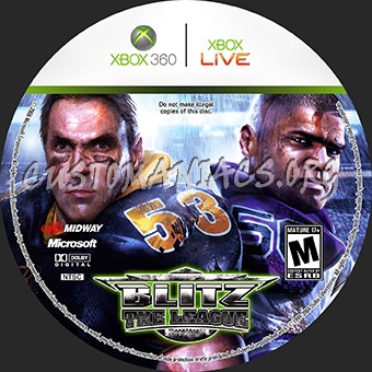 Blitz The League dvd label