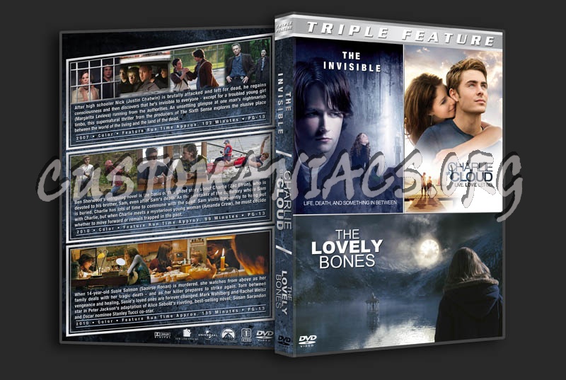 The Invisible / Charlie St. Cloud / The Lovely Bones Triple dvd cover