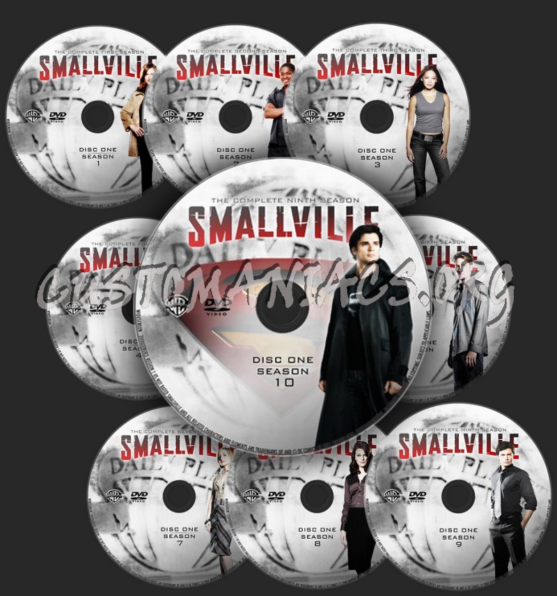 Smallville dvd label