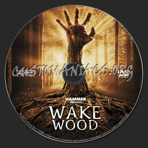 Wake Wood dvd label