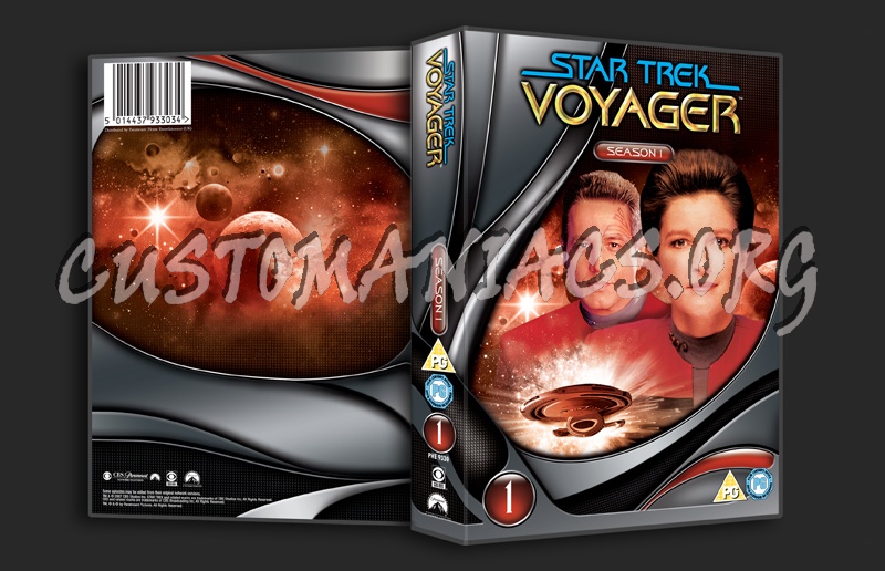 Star Trek Voyager Season 1 dvd cover