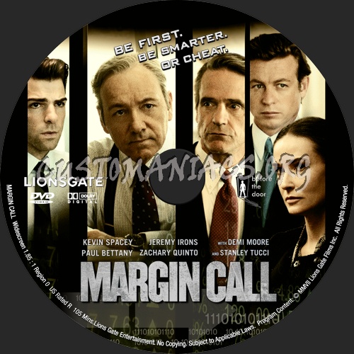 Margin Call (2011) dvd label
