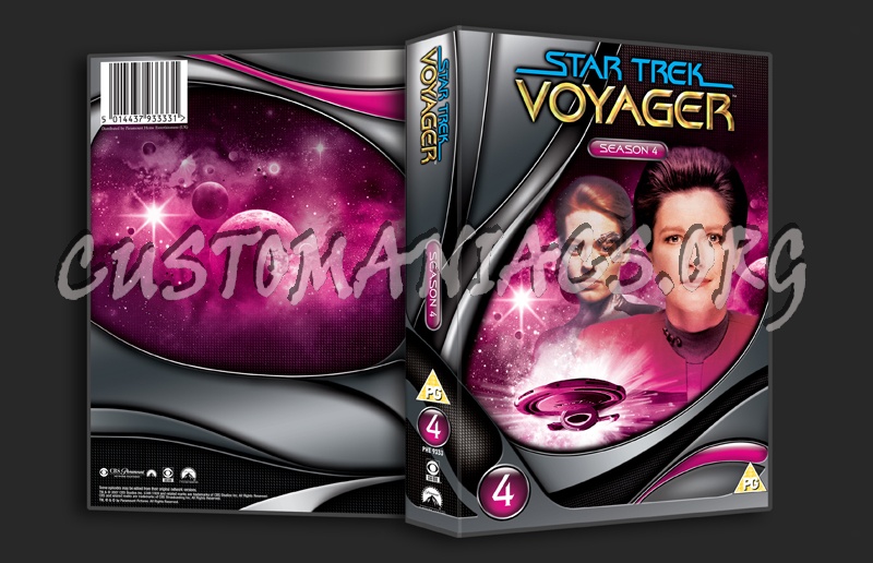 Star Trek Voyager Season 4 dvd cover