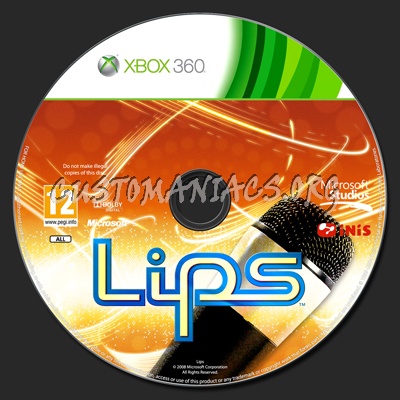 Lips dvd label