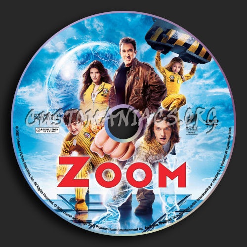 Zoom dvd label