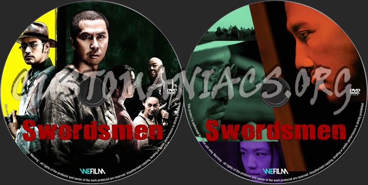 Swordsmen dvd label