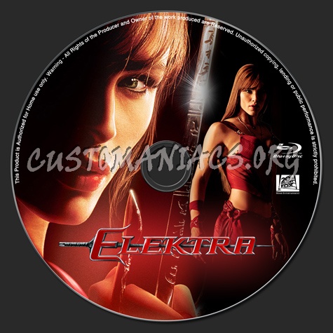 Elektra blu-ray label