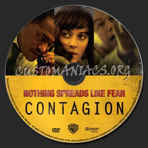 Contagion dvd label