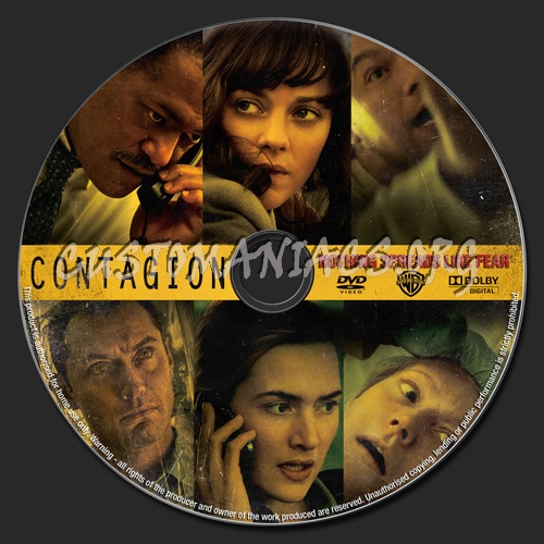 Contagion dvd label