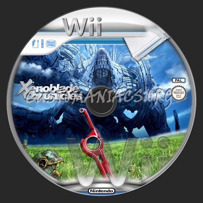 Xenoblade Chronicles dvd label