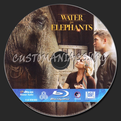 Water for Elephants blu-ray label