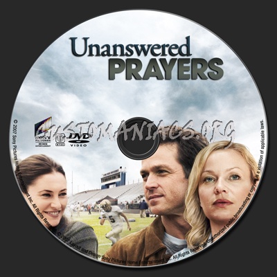 Unanswered Prayers dvd label