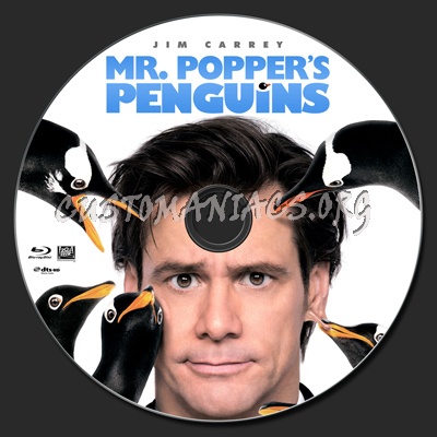 Mr. Popper's Penguins blu-ray label