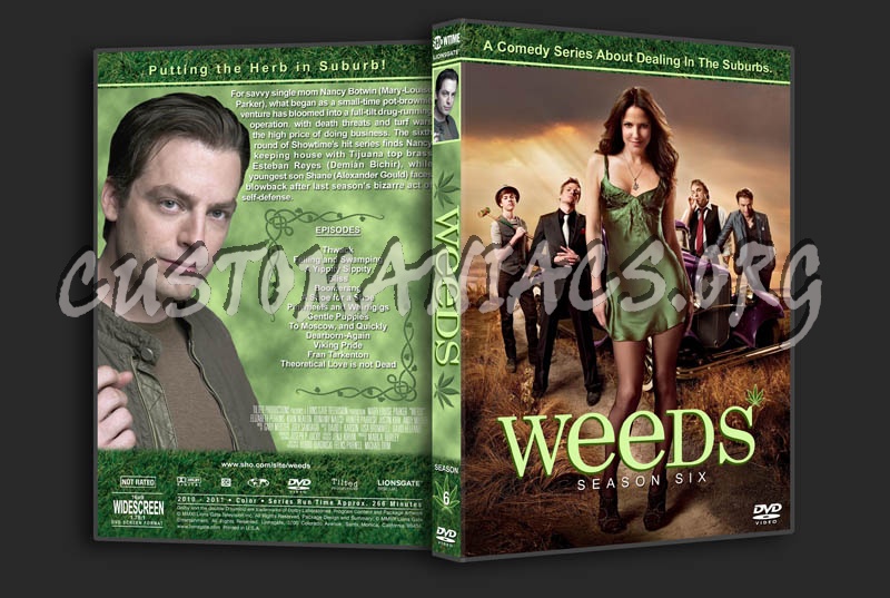 Weeds: Seasons 1-6 dvd cover