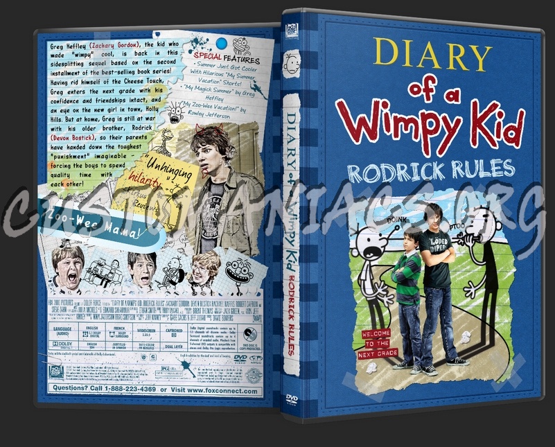 Diary of a Wimpy Kid: Rodrick Rules dvd cover