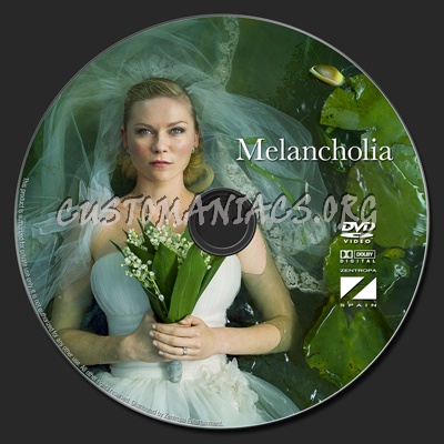 Melancholia dvd label