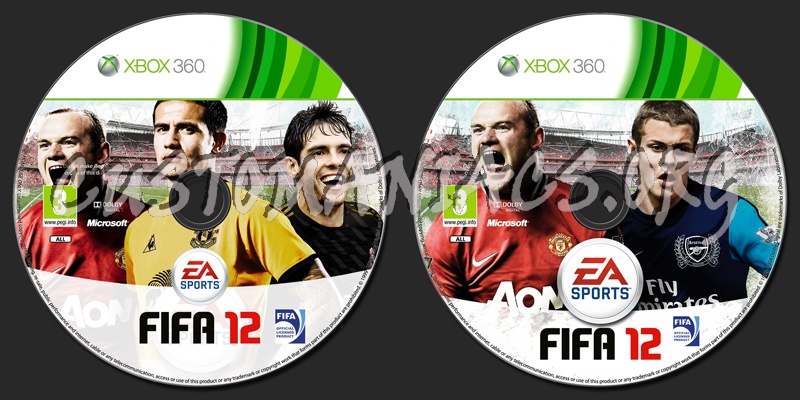 Fifa 12 dvd label