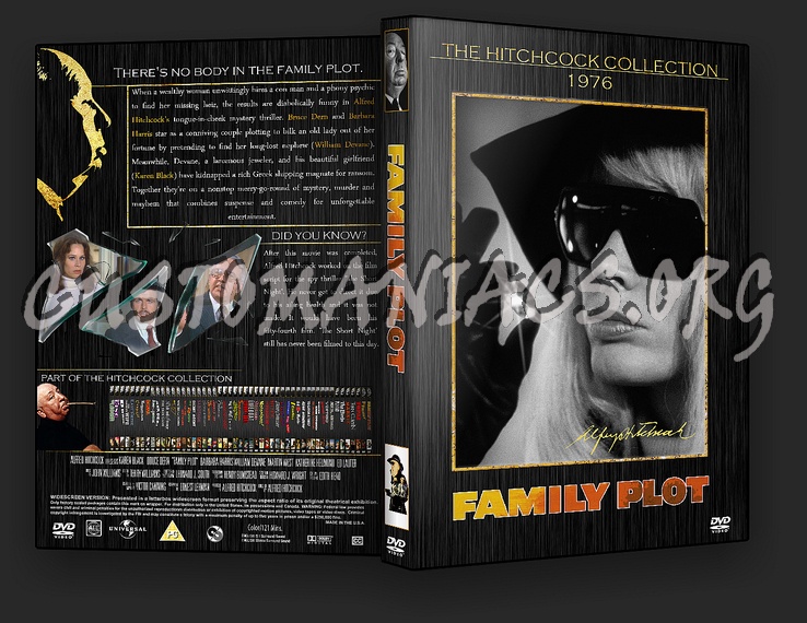 Family Plot - The Alfred Hitchcock Collection dvd cover