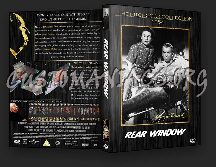 Rear Window - The Alfred Hitchcock Collection dvd cover