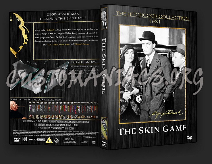 The Skin Game - The Alfred Hitchcock Collection dvd cover