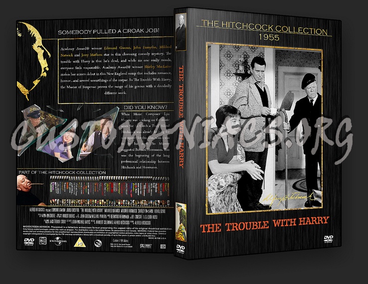 The Trouble with Harry - The Alfred Hitchcock Collection dvd cover