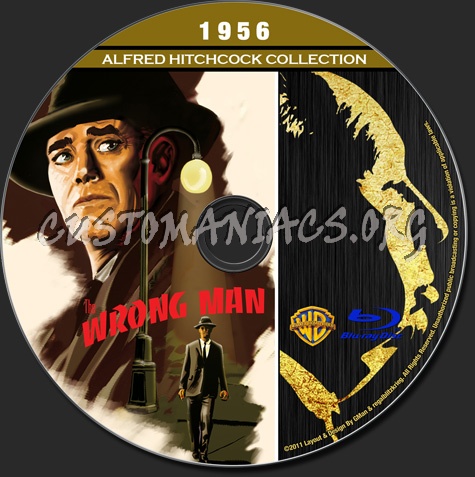 Alfred Hitchcock Collection - The Wrong Man blu-ray label