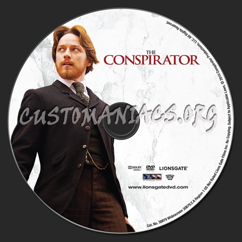 The Conspirator dvd label