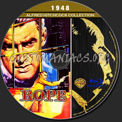 Alfred Hitchcock Collection - Rope blu-ray label