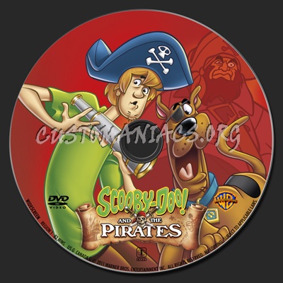 Scooby Doo And The Pirates dvd label