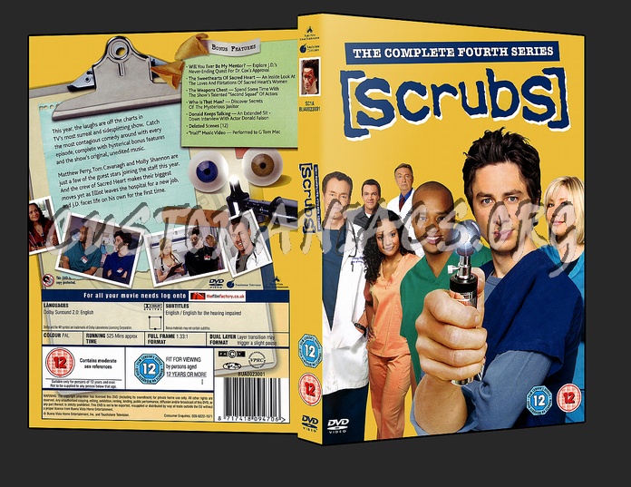 Scrubs Season 4 dvd cover