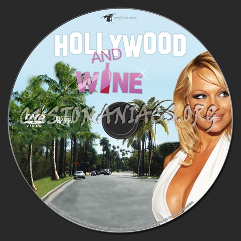 Hollywood and Wine dvd label