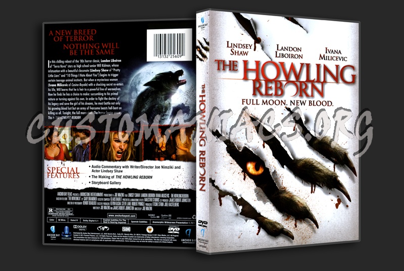 The Howling Reborn dvd cover DVD Covers & Labels by Customaniacs, id