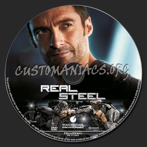 Real Steel dvd label