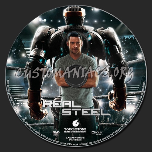 Real Steel dvd label