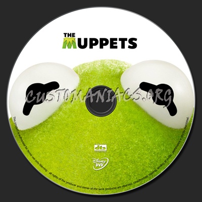 The Muppets (2011) dvd label