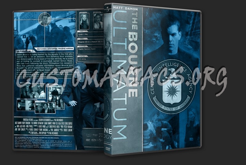 The Bourne Trilogy dvd cover